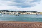 East Cliff in Shaldon, Devon, South West England