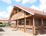 Druridge Bay Lodge in Hadston, Northumberland, North East England