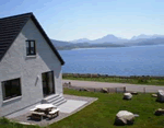 Lochside in Gairloch, Wester Ross, Highlands Scotland
