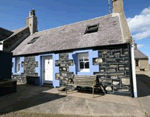 Sandend Cottage in Portsoy, Banffshire, East Scotland