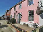 The Pink House in Aldeburgh, Suffolk, East England