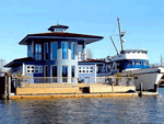 Flag House in Brundall, Norfolk, East England