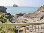 Praxis in Trebarwith Strand, Cornwall, South West England
