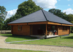 Widgeon Lodge in Frettenham, Norfolk, East England