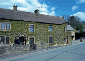 Corner Cottage in Two Dales, Derbyshire, Central England