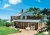 Higher Coombe Cottage in Uplowman, Devon, South West England