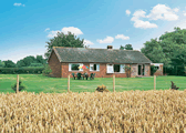 Field Way in Saxtead, Suffolk, East England