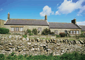 Teapot Cottage in Cheswick, Northumberland, North East England