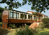 The Railway Carriage in Starcross, Devon, South West England
