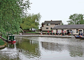 Wharf Cottage in Norbury, Staffordshire, Central England
