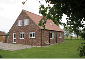 Radnor Cottage in Saltfleetby, Lincolnshire, East England