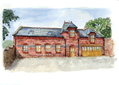 The Coach House in Chester, Cheshire, North West England
