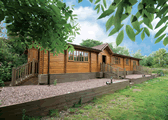 Waterside Lodge in Hamstel Ridware, Staffordshire, Central England
