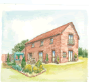 Mill Farm Cottages in Hogsthorpe, Lincolnshire, East England