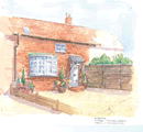 Aubretia Cottage in Fritton, Norfolk, East England