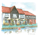 Ferry Marina Cottages in Horning, Norfolk, East England