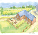 Watermill Cottage in Huxley, Cheshire, North West England
