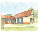 Street Farm Barn in Fressingfield, Suffolk, East England