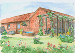 Rose Barn in Anderby, Lincolnshire, East England