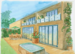 Mellow Farm Lodge in Redmarley D-Abitot, Gloucestershire, South West England