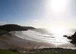 Beachside in Gower, West Glamorgan, South Wales
