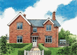 Waunddu Farmhouse in Llandrindod Wells, Powys, Mid Wales