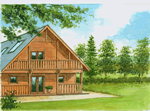 Fearnag Lodge in Farr, Inverness-Shire, Highlands Scotland