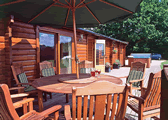 Cider Mill Lodge in Brockweir, Monmouthshire, South Wales