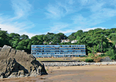 Beachside in Caswell Bay Gower, West Glamorgan, South Wales