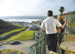 Beachcombers in Newquay, Cornwall, South West England