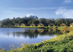 Lake Pochard Lodges in Cirencester, Gloucestershire, South West England